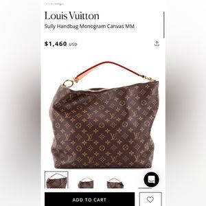 Louis Vuitton Sully Handbag Monogram